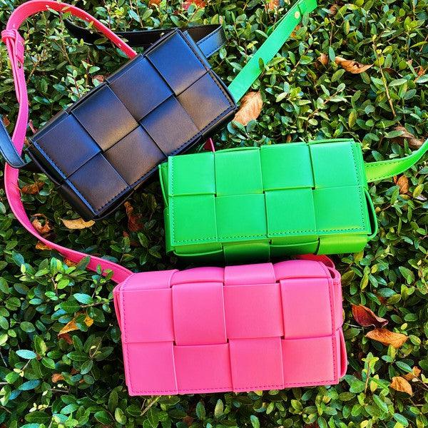 Candy Cube Woven Sling Bag - MyStoreLiving