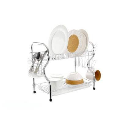 Better Chef 16 Inch 2-Level R-Shaped Dish Rack