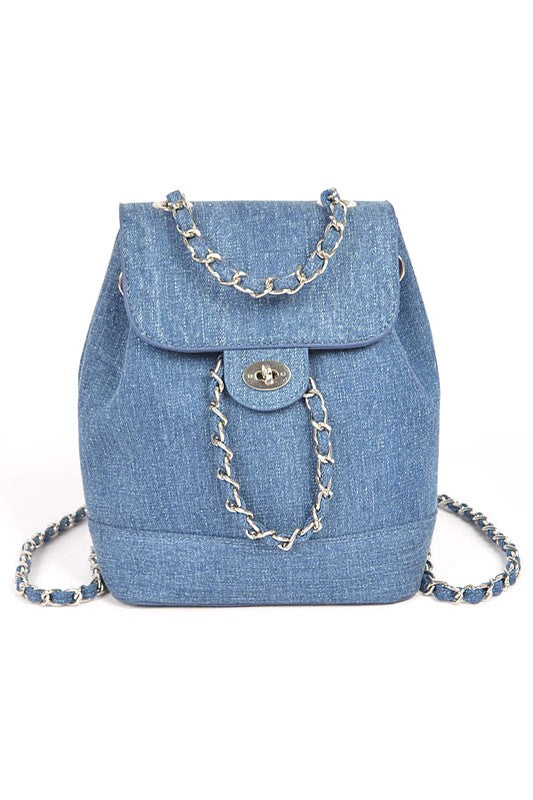 DenimFashionBackpack