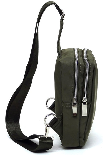 Fashion Nylon Sling Bag Backpack