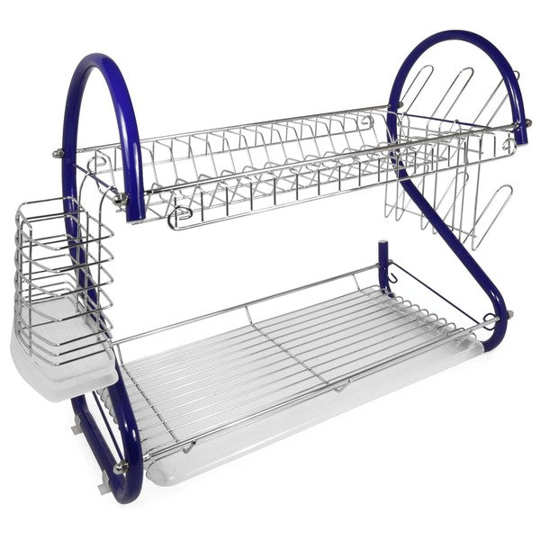 Better Chef 22 Inch 2-Level S-Shaped Dish Rack