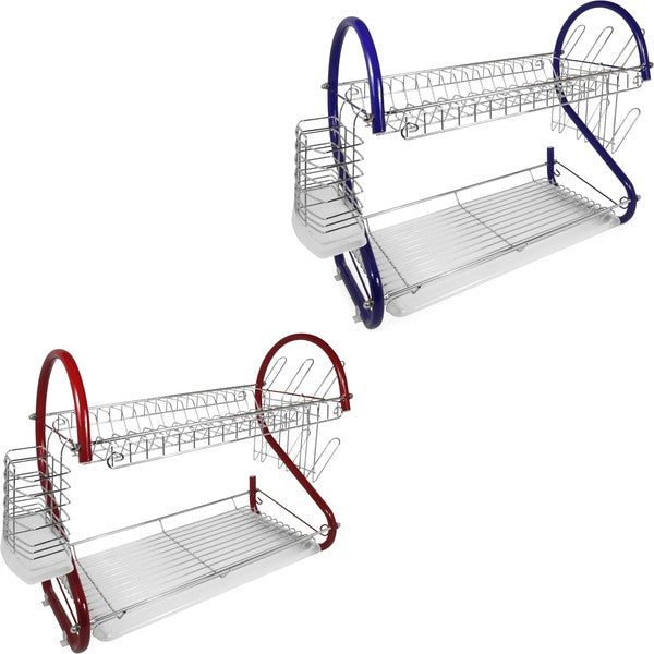 Better Chef 22 Inch 2-Level S-Shaped Dish Rack