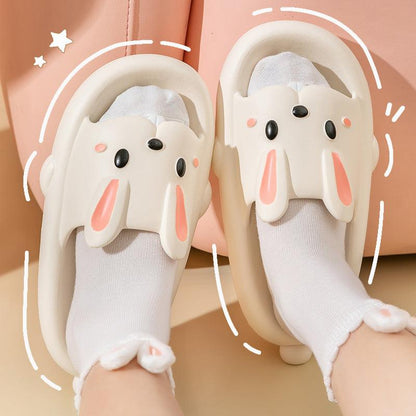 Cute Rabbit Slippers For Kids Women Summer Home Shoes Bathroom Slippers - MyStoreLiving