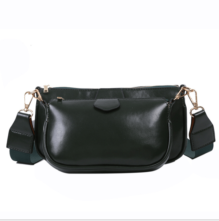 3 Pieces Female Bags Solid Color Multipurpose Crossbody Bag Shoulder Bag for Women - MyStoreLiving