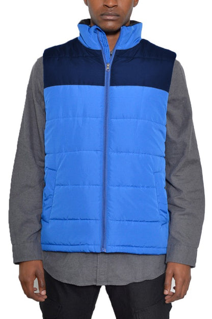 Padded Winter  TWO TONE VEST