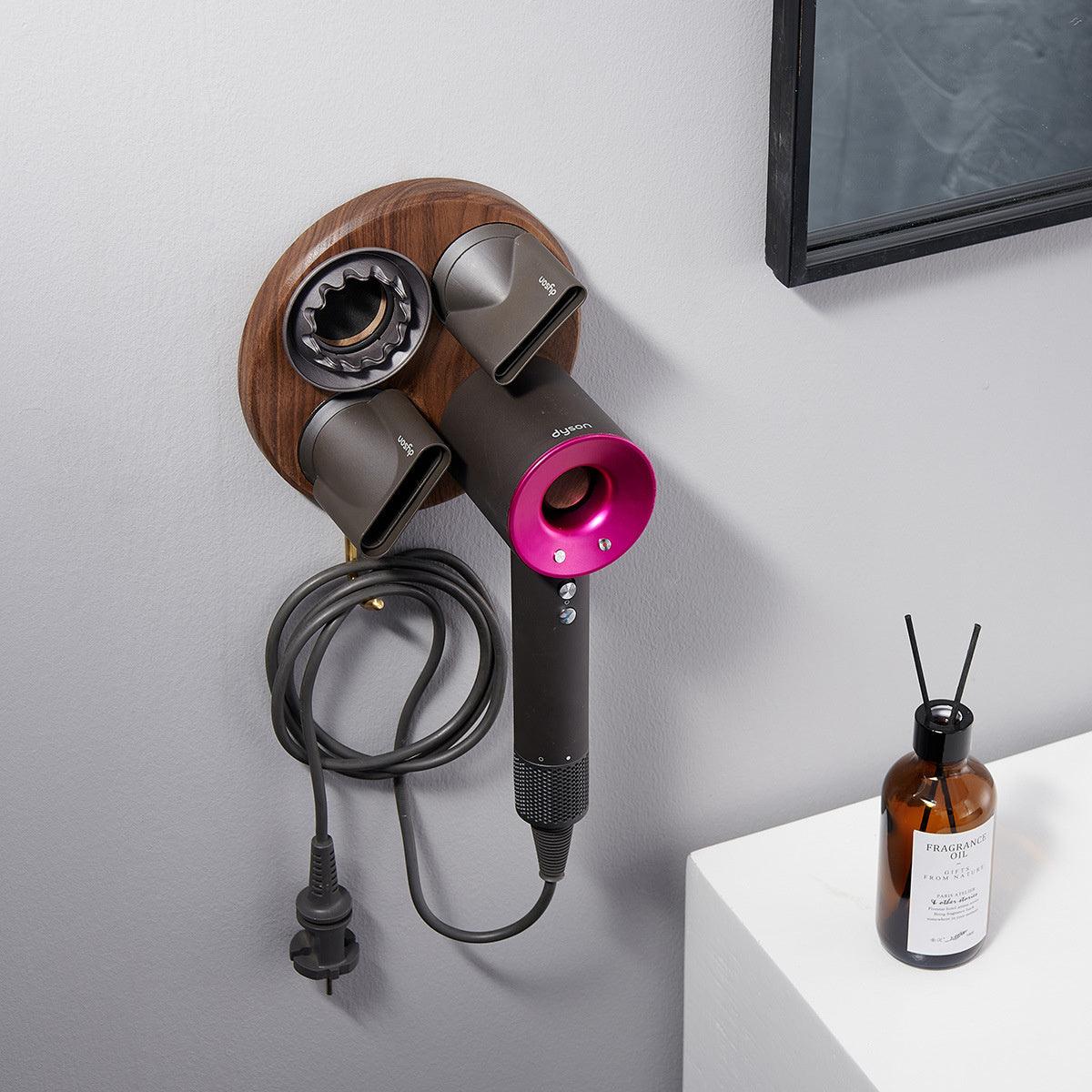 Home Decor Bathroom Storage Stand Nozzles Hair Dryer Holder Organizer For Dyson Blower Rack - MyStoreLiving