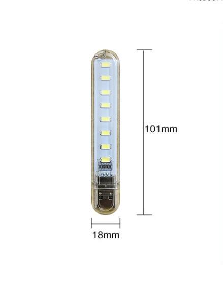 DC5V 8led Camping Computer Portable USB Gift Light USB reading Night Light Creative Small Table Lamp use with laptop adapter - MyStoreLiving