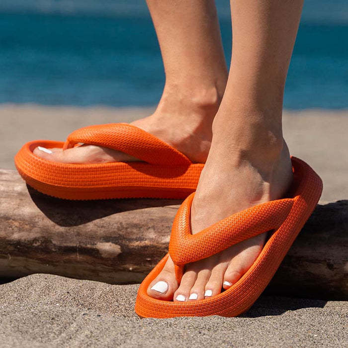 Outdoor Seaside Beach Thick Bottom Flip Flops