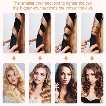 Heat-free lazy artifact curling iron sponge foam sleeping curling iron big wave curling four-piece set