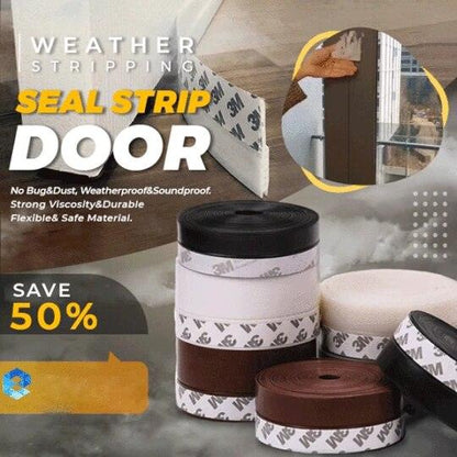 Door Window Bottom Self Adhesive Silicone Rubber Seal Strip Soundproofing Weatherstrip Bar Door Sealing Strip Window Sealing Tap - MyStoreLiving