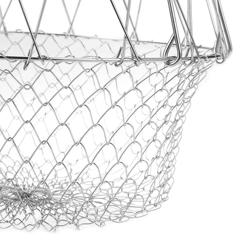Foldable Strainer Net Deep Frying Basket - MyStoreLiving