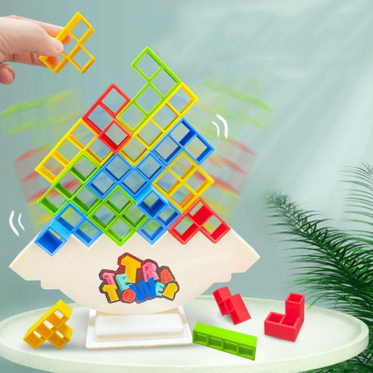 Game Stacking Blocks Stack Building Blocks Balance Puzzle Board - MyStoreLiving