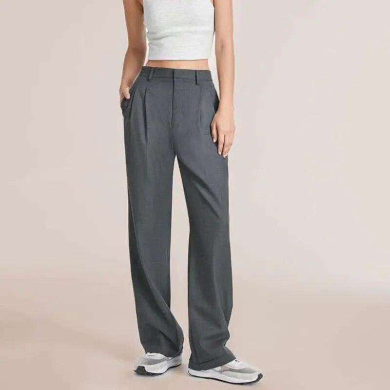 Women's Pants Casual Loose High Waist Trousers - MyStoreLiving