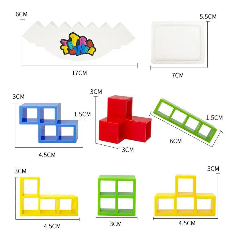 Game Stacking Blocks Stack Building Blocks Balance Puzzle Board - MyStoreLiving