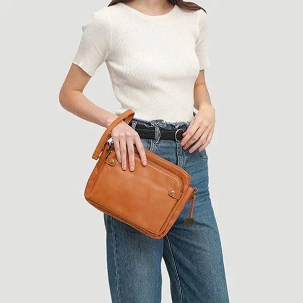 Crossbody Leather Shoulder Bags And Clutches with Three-Layer - MyStoreLiving