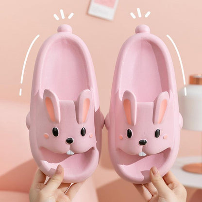 Cute Rabbit Slippers For Kids Women Summer Home Shoes Bathroom Slippers - MyStoreLiving