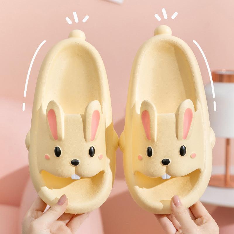 Cute Rabbit Slippers For Kids Women Summer Home Shoes Bathroom Slippers - MyStoreLiving