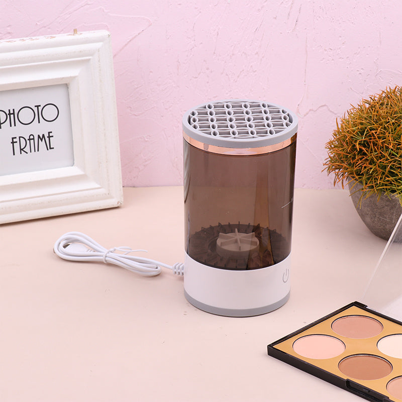 Eye Shadow Brush Cleaning Tool: USB-Charging Automatic Portable Electric Makeup Brush Cleaner Machine