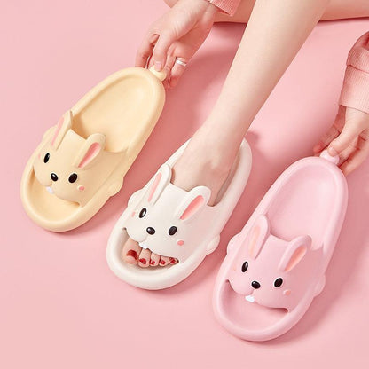 Cute Rabbit Slippers For Kids Women Summer Home Shoes Bathroom Slippers - MyStoreLiving