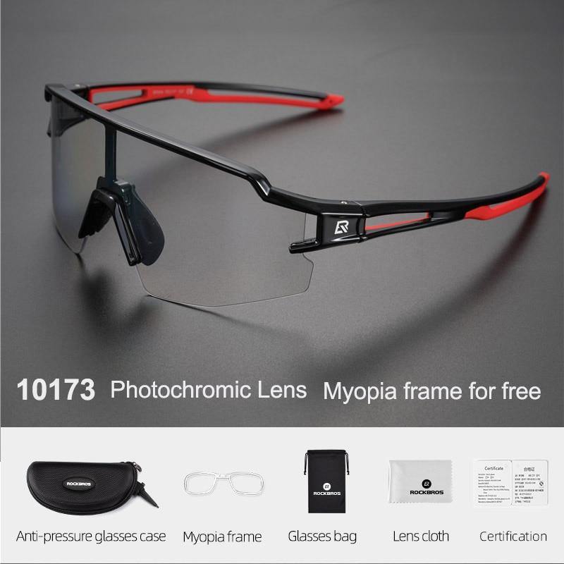 Protection Goggles Sport Sunglasses 3 Colors Bicycle Glasses Mtb Road Bike Eyewear Rockbros Photochromic Cycling Glasses - MY STORE LIVING