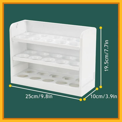 Creative Fridge Flip Egg Box New Kitchen Storage Refrigerator Storage Box Fridge Organizer Refrigerator Box Egg Fruit Storage - MY STORE LIVING