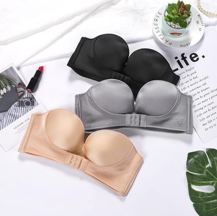 Push-Up Bra Padded Invisible Strapless Cup - MY STORE LIVING
