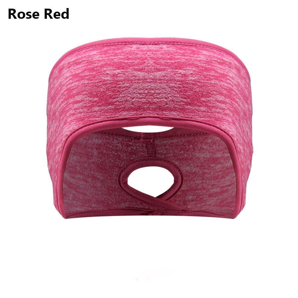 Ponytail Headband Winter Fleece Ear Cover Hair Bandage Ear Warmer Running Sport Headband for Women Girls Outdoor Sweatband - MY STORE LIVING