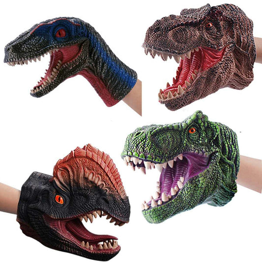 Soft Vinyl Rubber Dinosaur Hand Puppet - MY STORE LIVING