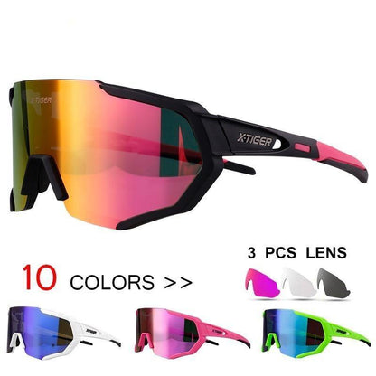 X-TIGER Polarized Cycling Sunglasses MTB Bicycle Eyewear Mountain Racing Bike Goggles - MY STORE LIVING