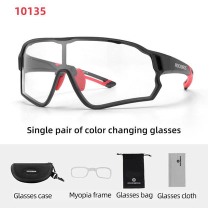 Protection Goggles Sport Sunglasses 3 Colors Bicycle Glasses Mtb Road Bike Eyewear Rockbros Photochromic Cycling Glasses - MY STORE LIVING