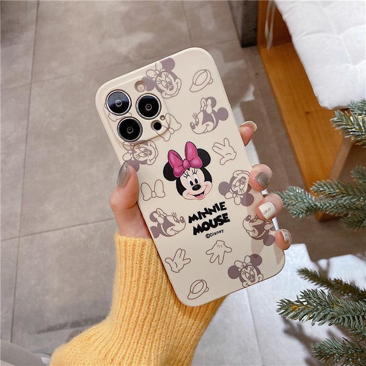 Cute Mickey suitable for iphone13pro mobile phone case full package Apple 8p / 12 dispersed Minnie 11 protective case XR - MyStoreLiving