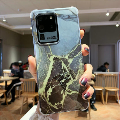 ShockProof Marble Crack Plating Phone Case - MY STORE LIVING