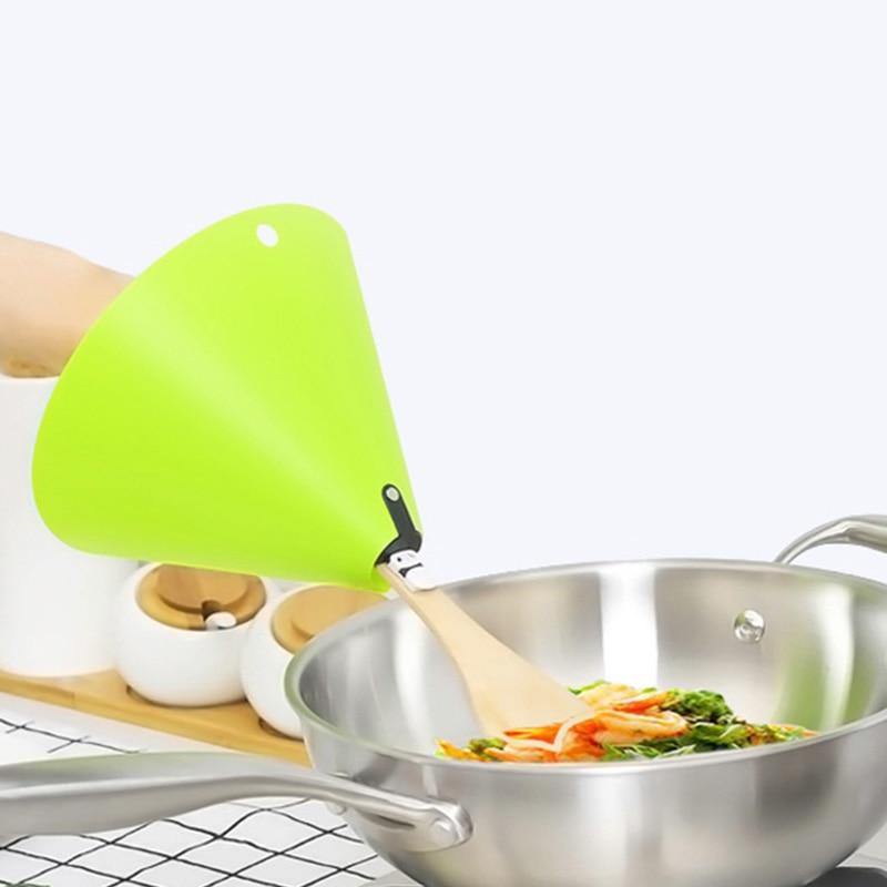 Oil Splash Guard Shovel - High Temperature Heat Resistant Cooking Spatula Cover - MY STORE LIVING