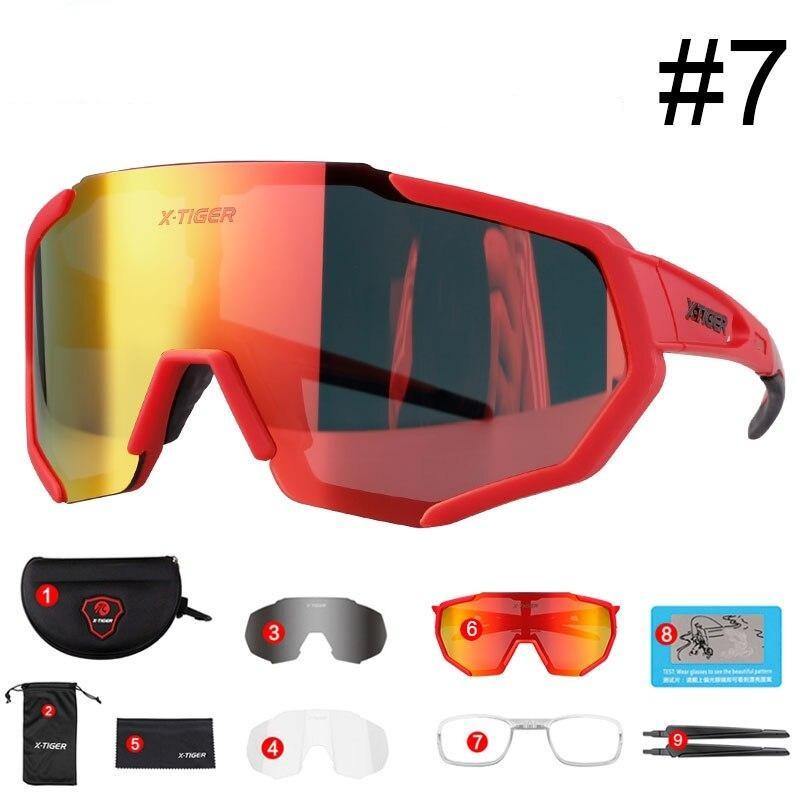 X-TIGER Polarized Cycling Sunglasses MTB Bicycle Eyewear Mountain Racing Bike Goggles - MY STORE LIVING