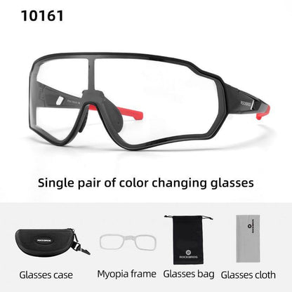 Protection Goggles Sport Sunglasses 3 Colors Bicycle Glasses Mtb Road Bike Eyewear Rockbros Photochromic Cycling Glasses - MY STORE LIVING