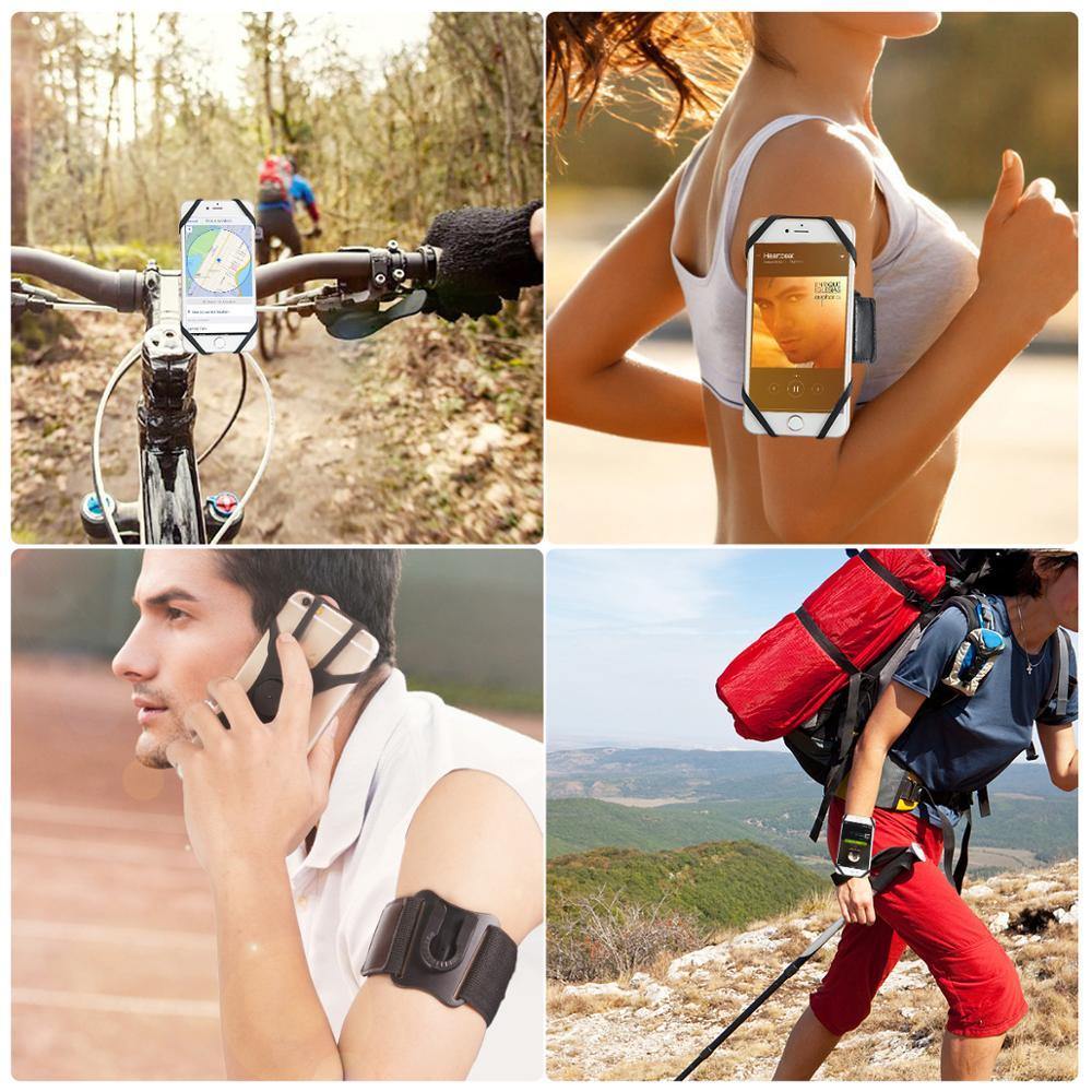 Genera Rotary Running Cell Phone Arm Band Sports Mobile Phone Arm Glove Wrist - MY STORE LIVING