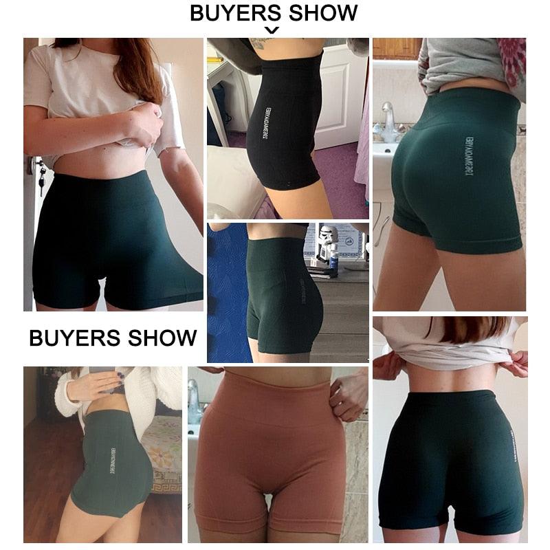 High Waist Workout Shorts - MyStoreLiving