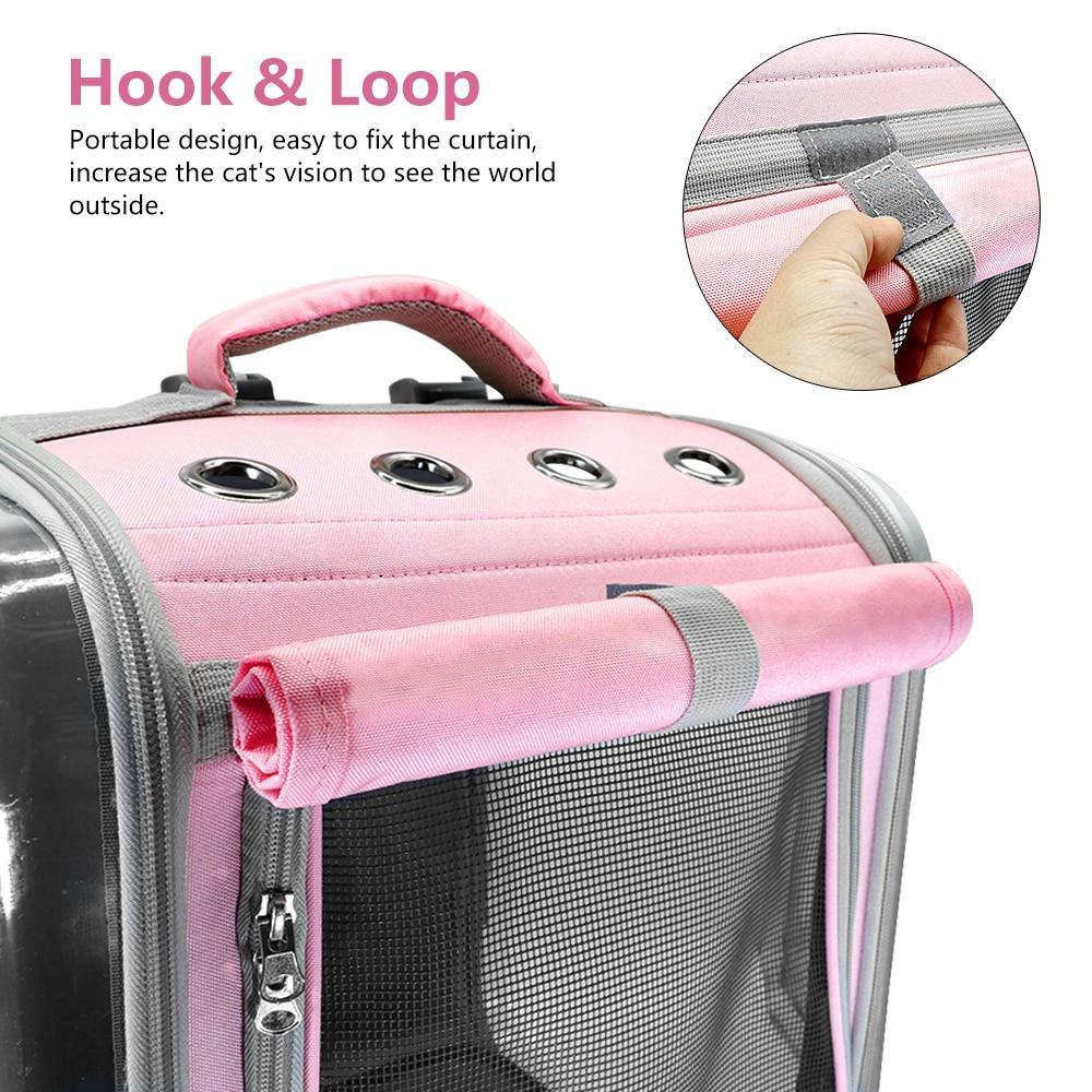 Pet Carrier Backpack Breathable Travel Outdoor Shoulder Bag - MY STORE LIVING