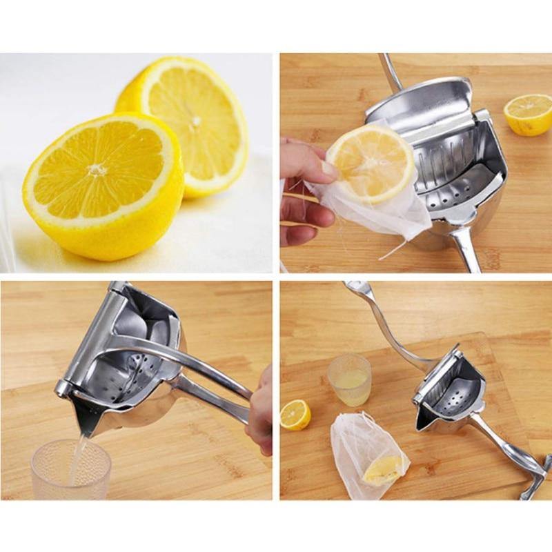 Newly Stainless Steel Manual Fruit Juicer Heavy Duty Alloy - MY STORE LIVING