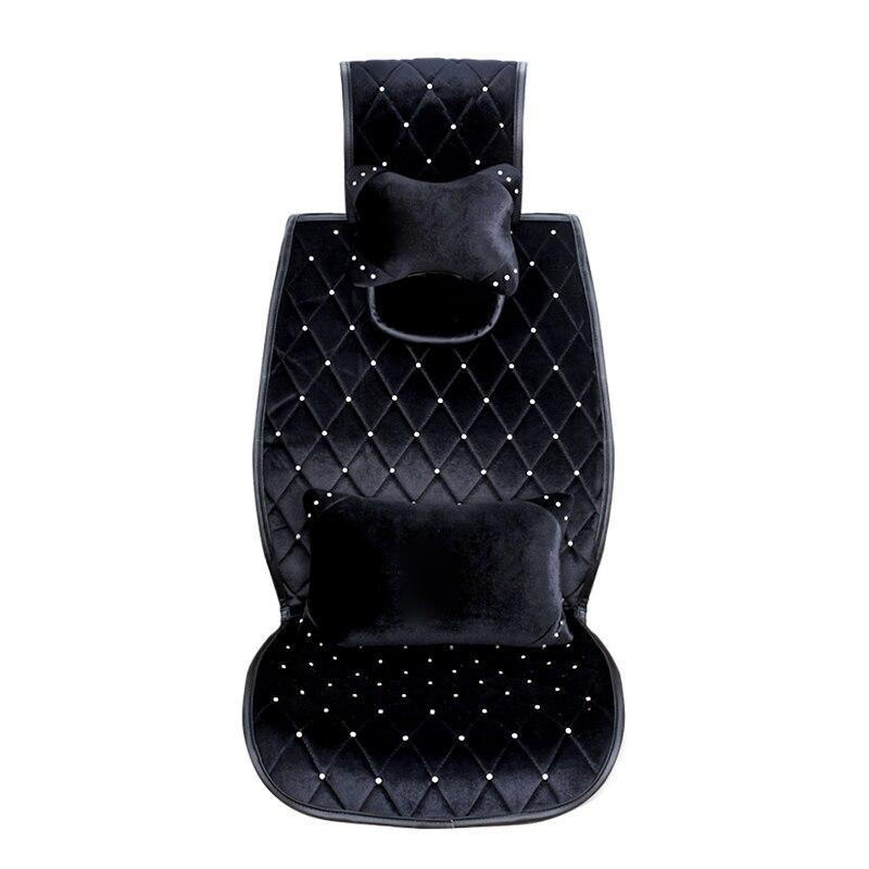 Car Seat Covers Styling Rhinestone Crown Auto Seat Cushion - MY STORE LIVING