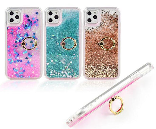 Liquid Quicksand Phone Case  Ring Kickstand Soft TPU Case - MY STORE LIVING