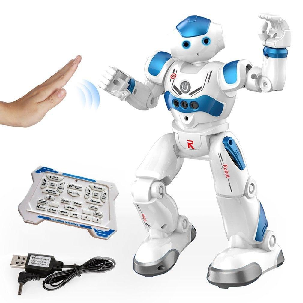 Intelligent Early Education Remote Control Robot Puzzle Boy Children's Toy Gesture Induction Usb Charging - MY STORE LIVING