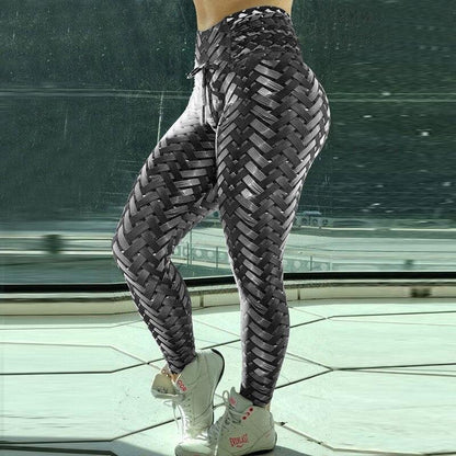 Weave Printed Leggings - MyStoreLiving