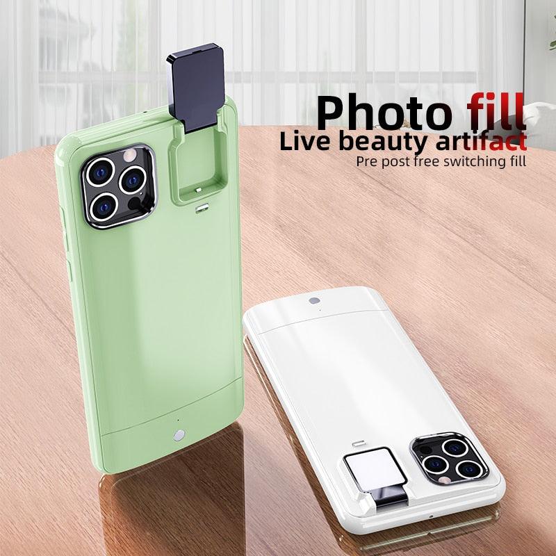 Ring Light Flash Case LED Selfie Flashlight Cellphone Case Cover - MyStoreLiving