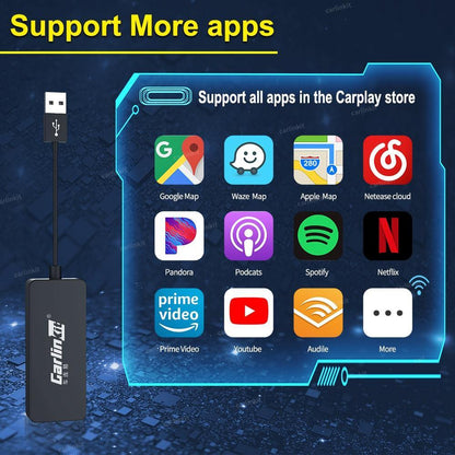 Carlinkit Apple Car Play Android Auto Dongle For Android System Screen Smart Link Support Mirror-Link Airplay Google Music IOS14 - MY STORE LIVING