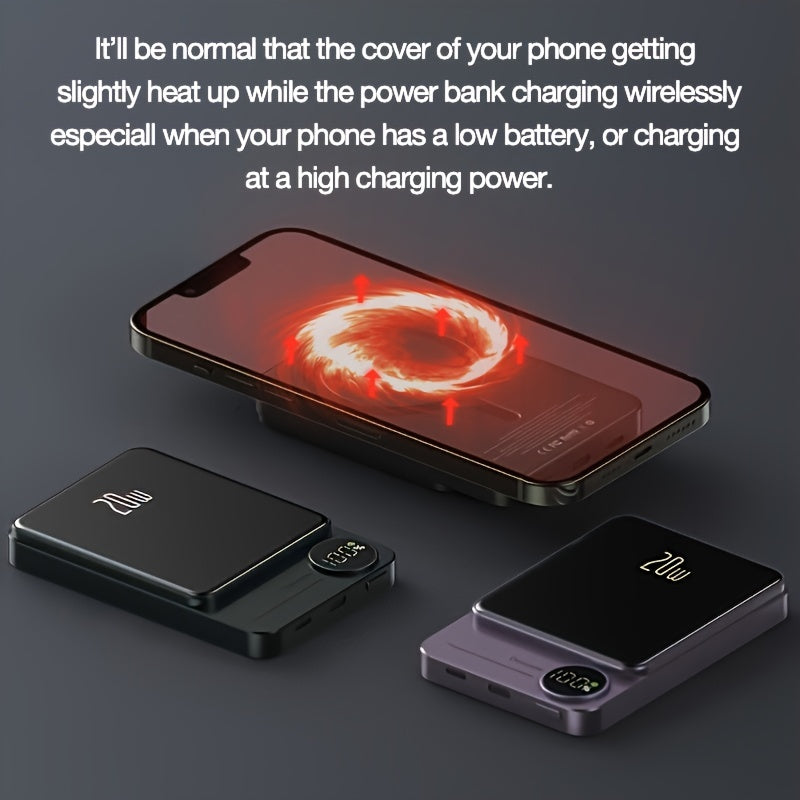 20W Magnetic Wireless Power Bank