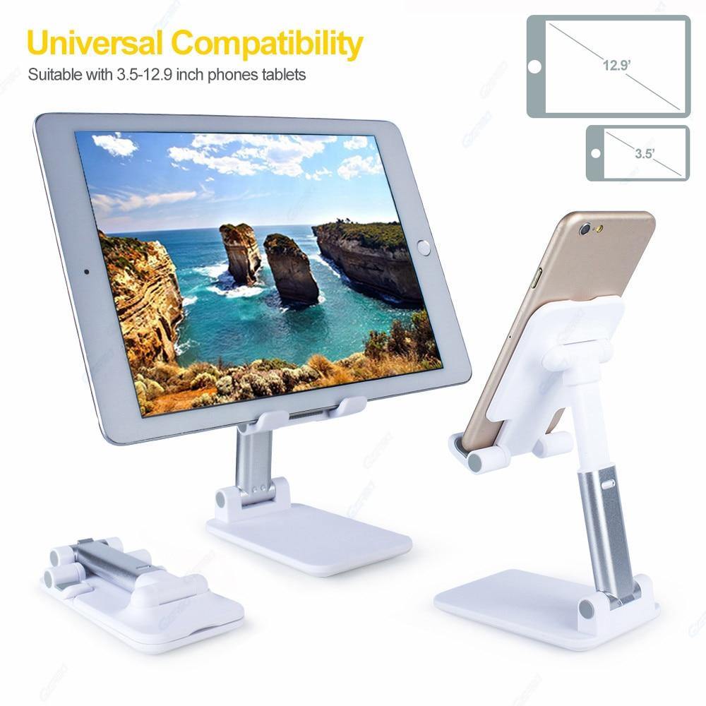 Adjustable Cell Phone Stand, Foldable Holder for Tablet & Phone - MY STORE LIVING