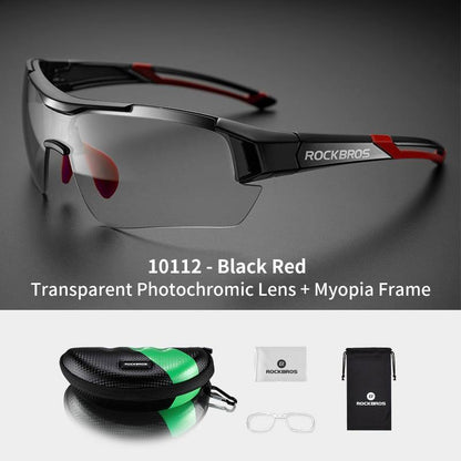 Protection Goggles Sport Sunglasses 3 Colors Bicycle Glasses Mtb Road Bike Eyewear Rockbros Photochromic Cycling Glasses - MY STORE LIVING