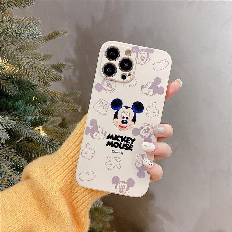 Cute Mickey suitable for iphone13pro mobile phone case full package Apple 8p / 12 dispersed Minnie 11 protective case XR - MyStoreLiving