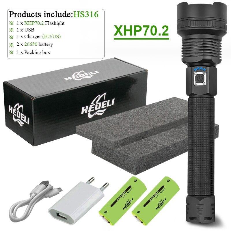 90000 LUMENS XHP50.2 Most Powerful Flashlight - MY STORE LIVING